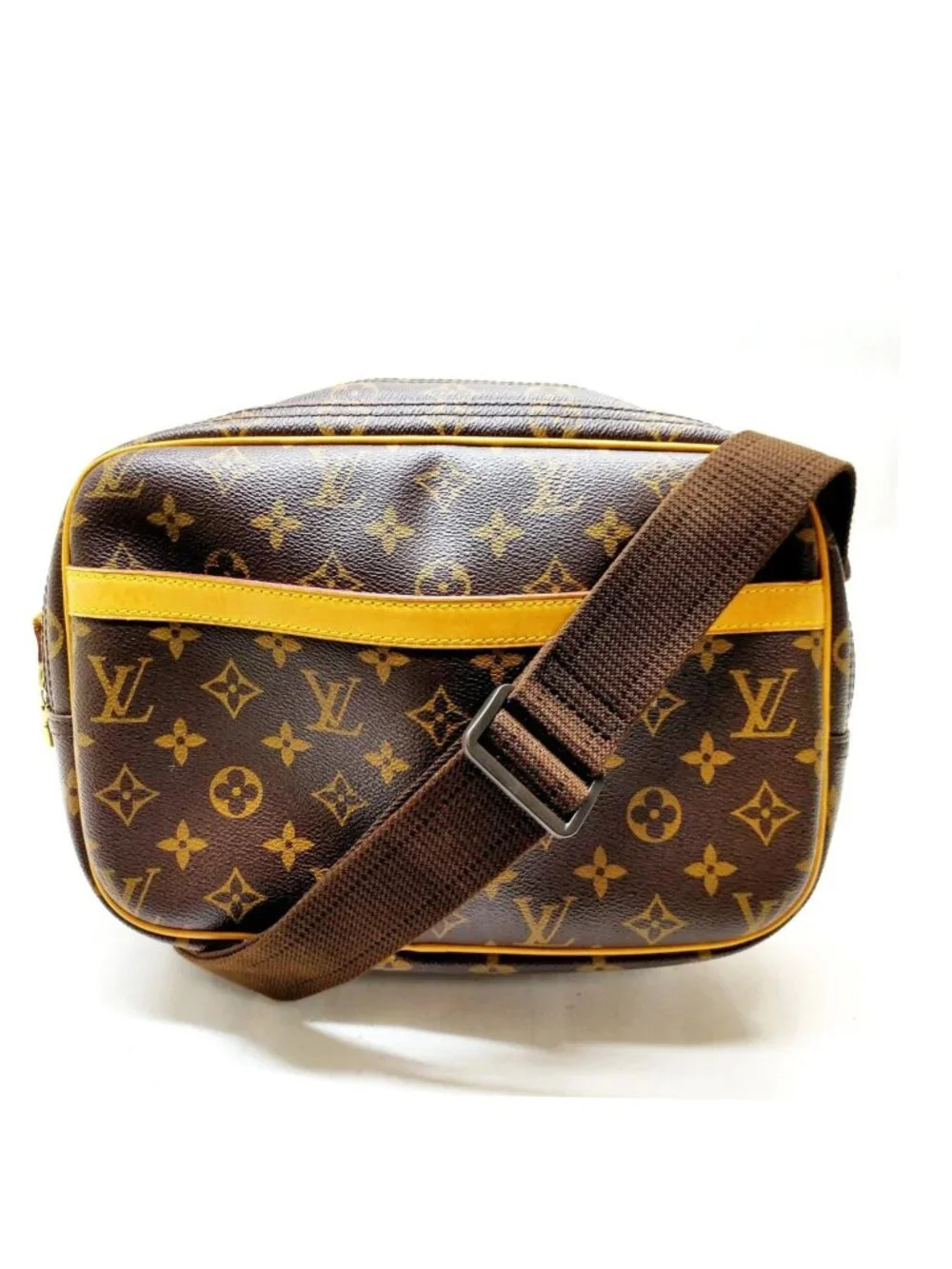 Authentic Louis Vuitton Reporter PM Monogram Canvas Crossbody Messenger Bag